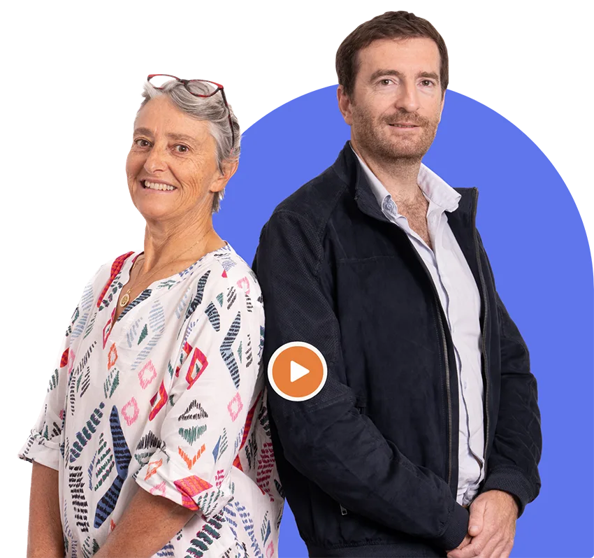 deux employés lien vidéo